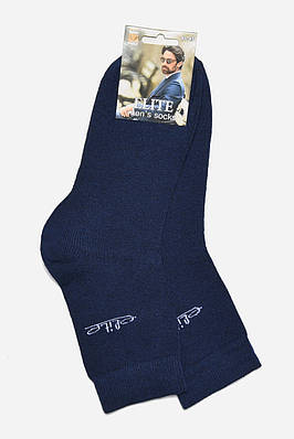 Шкарпетки чоловічі демісезонні темно-синього кольору р.41-45 175554T Безкоштовна доставка
