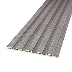 Рейка декоративна WPC стінова 3000х150х9мм Сіра SW-00001870
