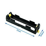 Тримач (холдер) на 1 акумулятор 18650, фото 4