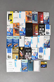 Лот №29 захисне скло,захисна плівка для смартфонів 100 шт 175691M