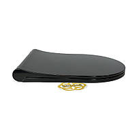 Кришка для унітазу з мікроліфтом Slim Elegance Black, дюропласт, чорний Sanpreis, фото 4