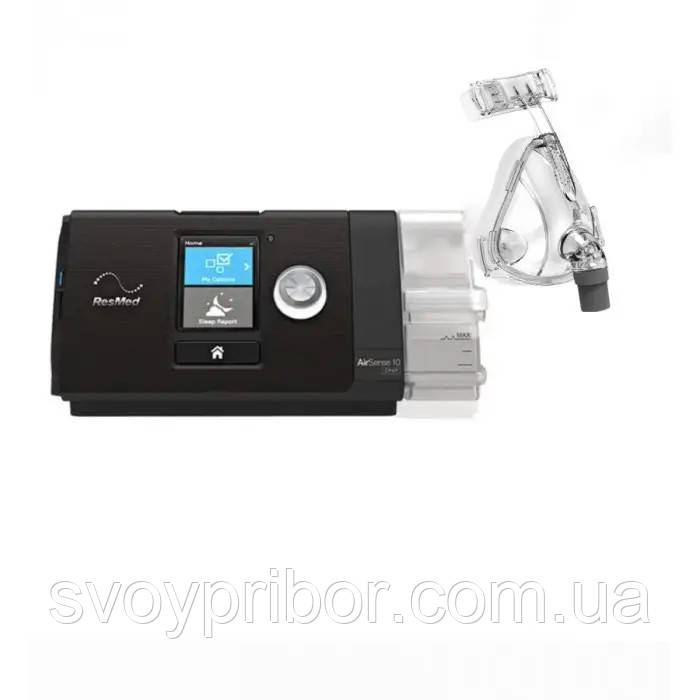 Авто CPAP ResMed AirSense S10 AutoSet  - маска S у комплекті, фото 1