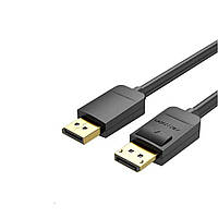 Кабель Vention DisplayPort  4К Cable 1.5M Black (HACBG)