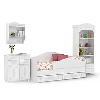 Меблі модульні в дитячу Меблі UA Асоль прованс для дівчинки Белль Білий Дуб (44290) TE, код: 6659078