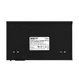 2E Комутатор PowerLink SP802F 10xFE (8xFE PoE, 2xFE Uplink, 96W), некерований, фото 4