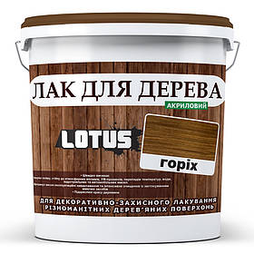 Кольоровий лак для дерева глянсовий 10 л Lotus Горіх (2000002784708)