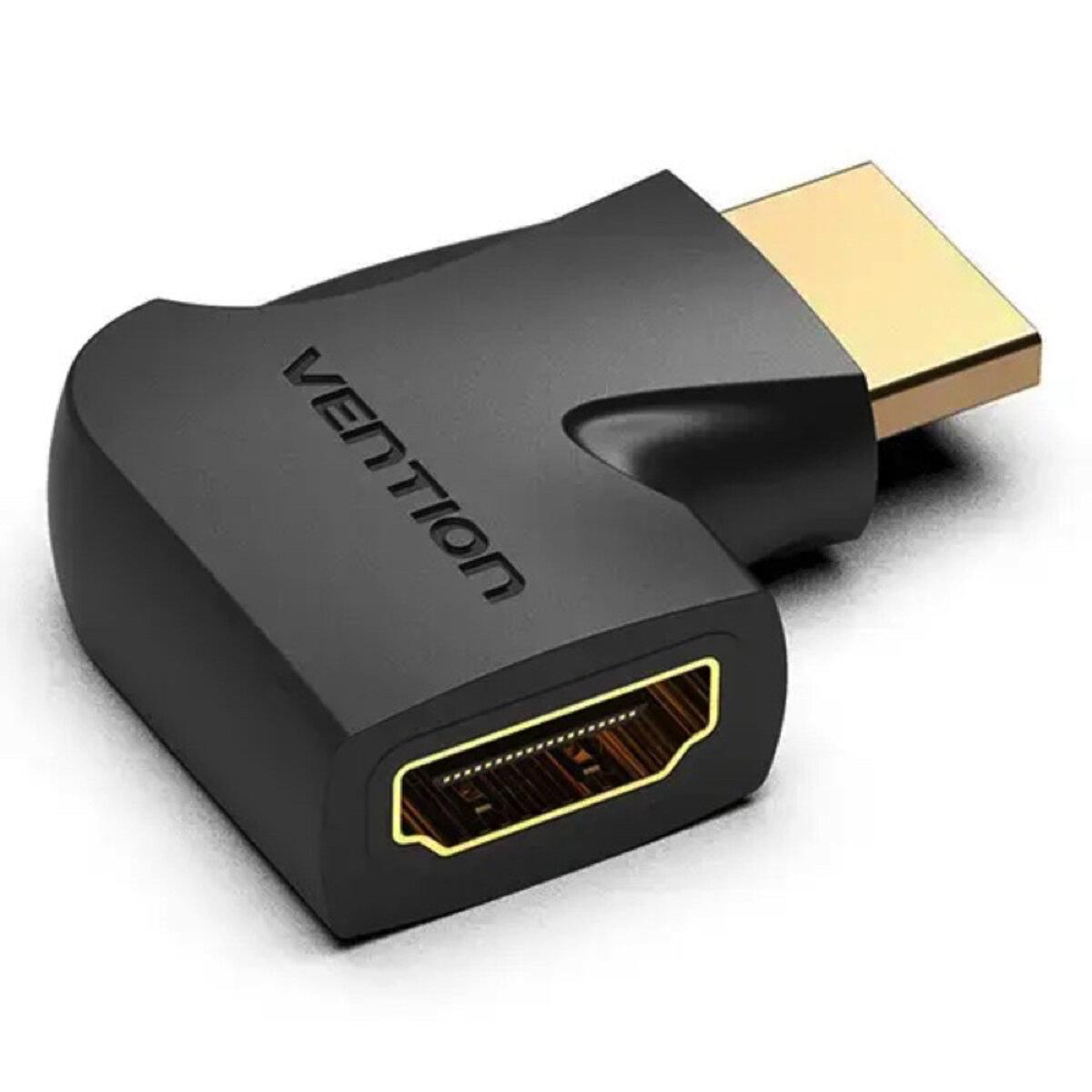 Адаптер Vention HDMI 270 Degree Male to Female Adapter Black (AINB0)