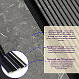 Рейка декоративна PS 2900х120х12мм Сірий мармур SW-00001751, фото 8