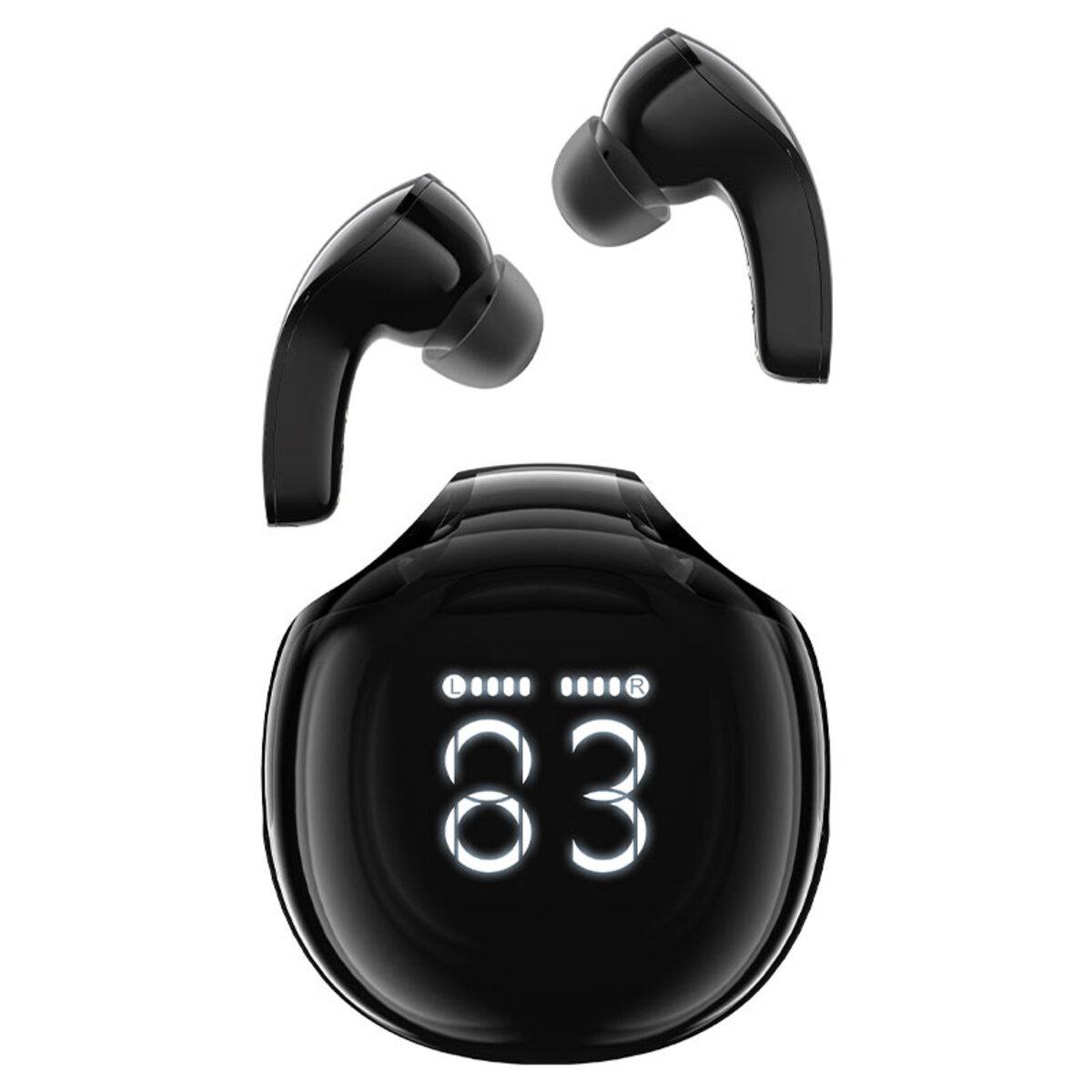 Бездротові навушники ACEFAST T9 Crystal (Air) color bluetooth earbuds Obsidian Black