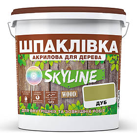 Шпаклівка для дерева готова до застосування акрилова Wood 7 кг SkyLine Білий (2000002783985)