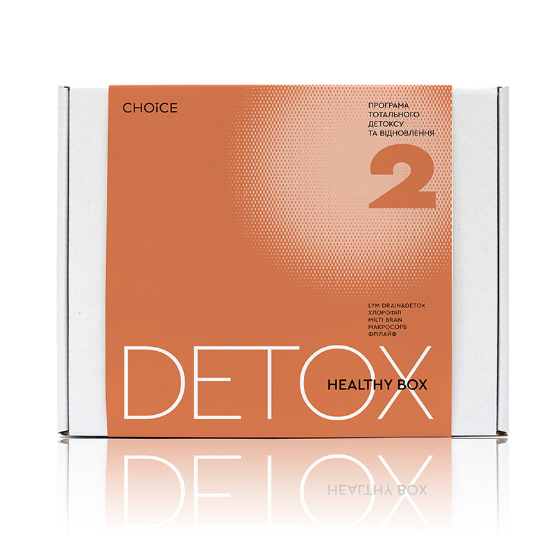 Детокс-програма DETOX HEALTHY BOX №2 від Choice. Другий місяць. Програма тотального детоксу та відновлення