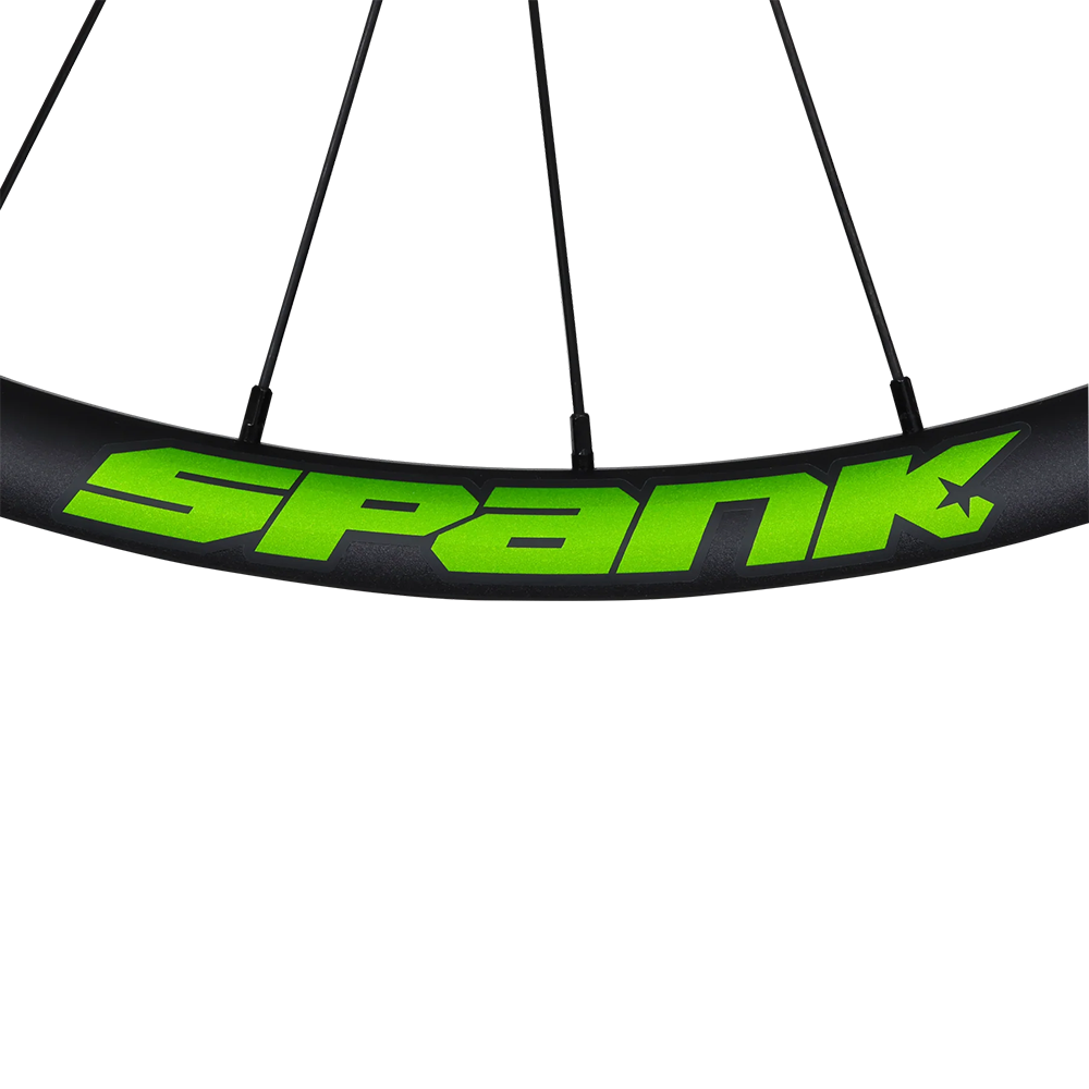 Набір наклейок на обода SPANK Decal kit, Green, фото 1