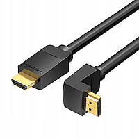 Кабель Vention HDMI Right Angle Cable 270 Degree v2.0, 1.5M Black (AAQBG)