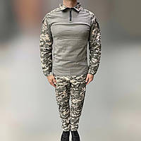 Военная форма COMBAT (убакс и брюки), пиксель НАТО, размер L, тактическая форма