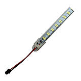 Світлодіодна лінійка Venom прозора SMD 5730 72 д.м. 50 см 220V IP65 5000-6000К (VLD-220-573072-50-W) Білий, фото 3