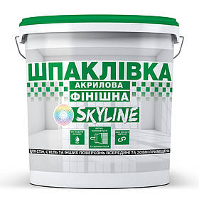 Шпаклівка акрилова фінішна, готова до застосування для внутрішніх і зовнішніх робіт 25 кг SkyLine Білий