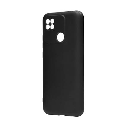 Чохол накладка TPU Armorstandart Matte Slim Fit для Xiaomi Redmi 10A Camera cover Black (ARM70612), фото 1