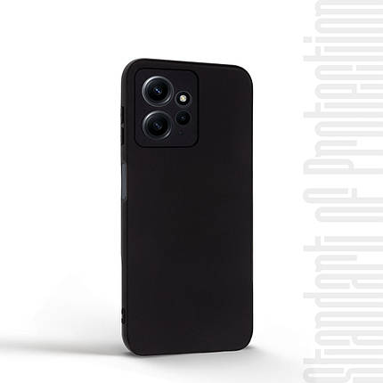 Чохол накладка TPU Armorstandart Matte Slim Fit для Xiaomi Redmi Note 12 4G Camera cover Black (ARM67476), фото 3