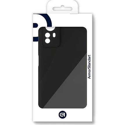 Чохол накладка TPU Armorstandart Matte Slim Fit для Xiaomi Redmi Note 12S 4G Camera cover Black (ARM67502), фото 4