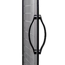 Душова кабіна VIVIA JK 091 Black s line New 90х90х195 см на низькому піддоні тоноване скло з принтом, фото 6
