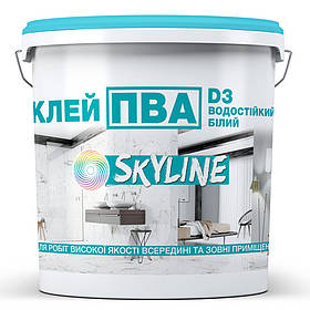 ПВА клей міцний універсальний водостійкий D3 5 кг SkyLine Білий (2000002787631)