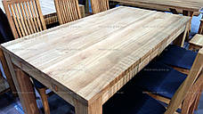 Стіл з масиву ясеня розкладний Shepit (Шепіт) 1400 GOOD WOOD Руськополянський Меблевий Комбінат Явір, фото 6