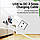 Кабель Vention USB to 3.5mm Barrel Jack 5V DC Power Cable Black 1m (CEXBF), фото 4