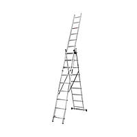 Лестница раскладная 3-х секционная Ladder Standard 190-9310 10 ступеней
