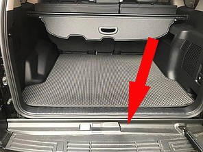 Накладка заднього порогу  ABS  для Toyota Land Cruiser Prado 150, фото 1