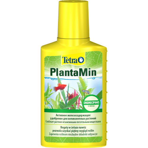 Tetra PlantaMin для зеленых аквариумных растений с железом, 100 мл на 400 л - фото 1 - id-p2135461156