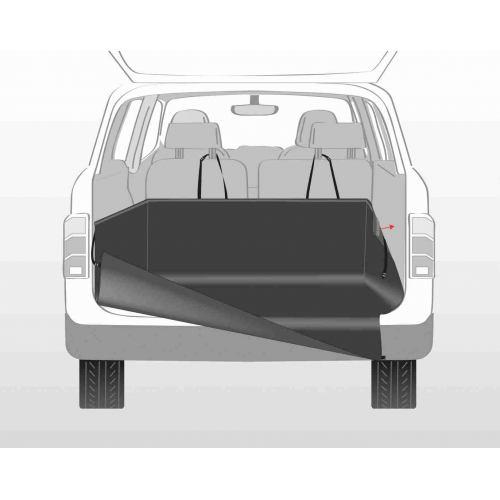 Автомобильная подстилка Trixie в багажник, нейлон, 1,64x1,25м (черный) - фото 4 - id-p2135461163