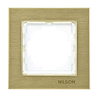 Рамка Nilson Alegra золотий алюміній 1-на