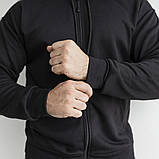 Сірий чоловічий спортивний костюм M-XL з бавовни, брендовий NORDIC Туреччина / чорний сірий синій, фото 6
