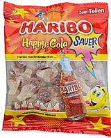 Жевательный мармелад , желейки кислые Haribo HappyCola Sauer 175g