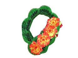 Вінок поминальний Улибка (50*43см) полієтелен А-1 ТМ ЗАПАДНА