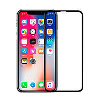 Захисне скло для Apple iPhone XS Max (2018) (6.5) (0.3 мм, 5D) чорне