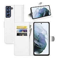 Чехол-книжка Litchie Wallet Samsung Galaxy S22 Plus White OB, код: 8112420