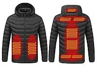 Куртка з підігрівом від PowerBank М Чорний