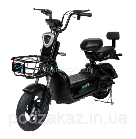 Електроскутер Atlas Bird Black HLZ, фото 1