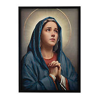 Ікона Діва Марія в молитві 3D образ на полотні з рамою 60*90, SA008-2-3D