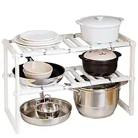 Двухуровневая кухонная стойка под раковину KITCHEN RACK Jw