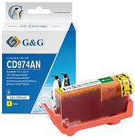 Картридж G&G для принтера HP No.920XL Officejet струменевий друк Yellow (G&G-CD974AE)