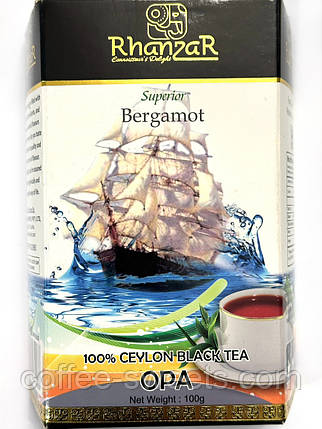 Чай чорний Rhansar OPA Bergamot (бергамот) 100 г., фото 1