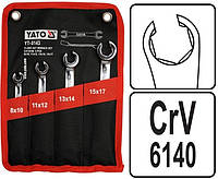 Набір Гайкових Розрізних Ключів (8-17 мм) 4 шт YATO (YT-0143)