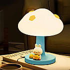 Акумуляторний нічник Mushroom lamp, з USB / Світильник нічник / Настільна лампа / Лампа нічник, фото 3