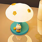 Акумуляторний нічник Mushroom lamp, з USB / Світильник нічник / Настільна лампа / Лампа нічник, фото 6