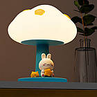 Акумуляторний нічник Mushroom lamp, з USB / Світильник нічник / Настільна лампа / Лампа нічник, фото 5
