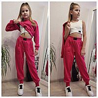 Стильний спортивний костюм-трійка для дівчинки "Сія" (140,152р)