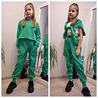 Стильний спортивний костюм-трійка для дівчинки "Сія" (128-146р)