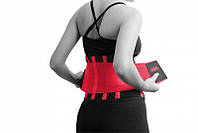 Пояс компресійний MadMax MFA-277 Slimming belt Black/rubine red S MFA-277-RED_S SP